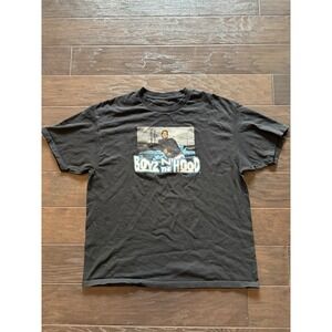 Cross Colours Boyz N The Hood Ice Cube Graphic T-Shirt Men XL Black Short Sleeve